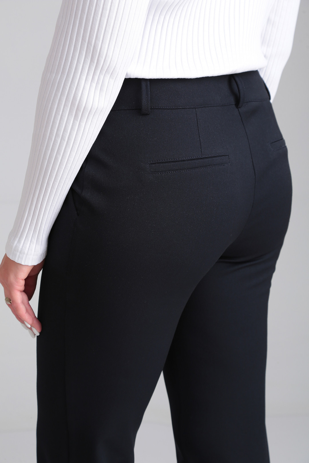 Брюки LeNata 10098 темно синий - фото 3